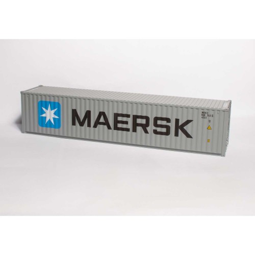 CR96 C Rail 40ft x 8ft 6in Dry box Container number MRKU 068243 in Maersk livery